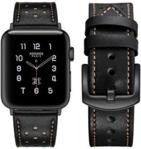 Best Pasek Skórzany Do Apple Watch 1/2/3/4/5/6 38/40Mm Black (2443)