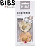 Bibs 2-Pack M Vanilla & Peach Smoczek Kauczuk Hevea