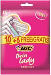 Bic Maszynka do golenia Twin Lady Pouch 10 + 5 sztuk