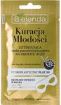 Bielenda Kuracja Młodości Liftingująca maska przeciwzmarszczkowa w hydroplastycznym płacie 3D na okolice oczu