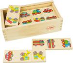 Bigjigs Toys Pojazdy Transportowe - Domino Bj738