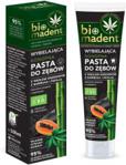 Bio Madent Konopna, wybielająca pasta do zębów z węglem drzewnym i papają 100 ml