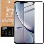 Bizon Glass Szkło hartowane Edge do iPhone 11/ Xr szybka