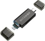 BLITZWOLF BLITZWOLF CZYTNIK KART SD USB-C / USB-A BLITZWOLF BW-CR1 (BLZ310)