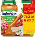 BoboVita Obiadek Junior warzywa z kurczakiem w pomidorach 1-3 lat 2x250g