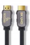 BOCIAN KABEL HDMI 2.1 PREMIUM 4K 8K 60HZ MIEDŹ 48GBPS 1M