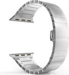 Bransoleta Alogy Stainless Steel do Apple Watch 42/44mm Srebrna (43832)