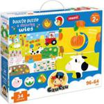 Bright Junior Media Czuczu Duuuże Puzzle Z Dziurką Wieś