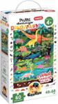 bright junior media Puzzle obserwacyjne Dinozaury 60El.