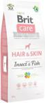 Brit Care Adult Hair & Skin Insect & Fish Sucha karma z owadami i rybą 12kg