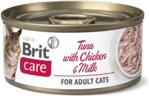 Brit Care Cat Adult Tuna With Chicken & Milk 24X70G