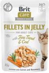 Brit Care Cat Fillets In Jelly Fine Trout And Cod 24X85G