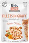Brit Care Cat Pouches Fillets In Gravy Choice Chicken 85G