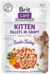 Brit Care Cat Pouches Kitten Fillets In Gravy With Tender Turkey 85G