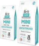 Brit Care Mini Grain Free Light Sterilised 2X7Kg