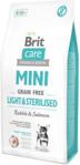 Brit Care Mini Grain Free Light Sterilised bez zbóż 7kg