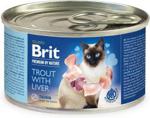 Brit Premium By Nature Cat Trout With Liver 200G