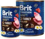 Brit Premium By Nature Turkey & Liver Junior Puszka 400G