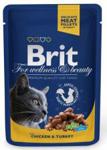 Brit Premium Cat Adult Kurczak + Indyk Saszetka 100G 24Szt