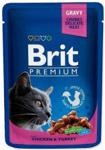 Brit Premium Cat Adult Kurczak + Indyk Saszetka 100G