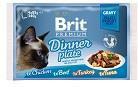 Brit Premium Cat Family Zestaw Saszetek Dla Kota Filety W Sosie 4X85G