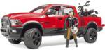 Bruder 02502 Dodge RAM 2500 Power Wagon z Ducati Desert Sled i figurką