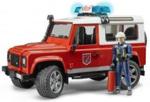 Bruder 02596 Land Rover Defender straż pożarna z figurką strażaka i modułem