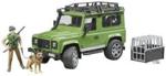 Bruder Land Rover Defender z figurką leśnika i z psem