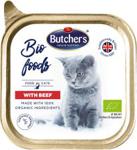 Butcher's Bio Foods Cat z wołowiną pasztet 85g