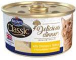 BUTCHERS CLASSIC DELICIOUS DINNERS z kurczakiem i indykiem 6x85g