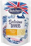 Butcher's Delicious Dinners Cat z kurczakiem i wątróbką kawałki w sosie 14x100g