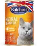 Butcher's Natural&Healthy Cat z kurczakiem kawałki w galarecie 12x400g