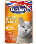 Butcher's Natural&Healthy Cat z kurczakiem kawałki w galarecie 24x400g