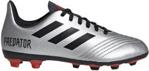 Buty piłkarskie Adidas Predator 19.4 Fxg Jr Srebrne G25822