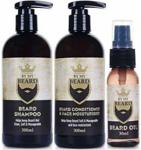 By My Beard Uk Szampon do Brody 300ml + Odżywka 300ml + Olejek 30ml