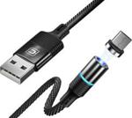 Cafele USB Cafele magnetyczny Cafele micro USB 3A 2m Quick Charge 3.0 Black uniwersalny