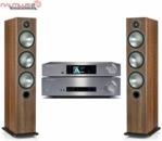 Cambridge Audio CXA80 Czarny + CXN v.2 + Monitor Audio Bronze 6 Orzech