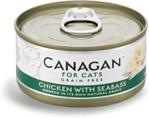 CANAGAN CAT kurczak z labraksem 75g