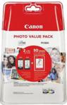 CANON 2 TUSZE PG545XL + CL546XL CZARNY + KOLOR PG545XL CL546XL + 50 ARKUSZY PAPIERU FOTO !