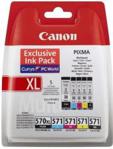 Canon PGI 570XL/CLI-571 Multipack - Kartridż z tuszem Czarny (0318C004)