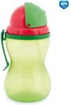 CANPOL BABIES BIDON SPORTOWY ZE SKŁADANĄ RURKĄ SILIKONOWĄ 370ML (56/113_GRE)