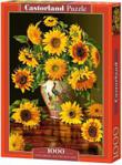 Castorland Puzzle 1000 Sunflowers In A Peacock Vase