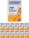 CAT CHOW ADULT z jagnięciną i zieloną fasolką 12x85g