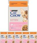 Cat Chow Kitten Indyk I Cukinia 10x85G