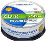 CD-R Esperanza [ cake box 25 , 700MB , 52x , Silver ] - E5905784760025 - E5905784760025