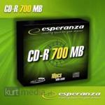 CD-R Esperanza [ slim jewel case 10 , 700MB , 56x , Silver ] - E5905784760056 - E5905784760056