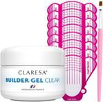 Claresa Builder Gel 15g + Szablony + Pędzelek