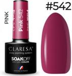 Claresa pink 542 kolorowy lakier hybrydowy 5g