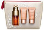 CLARINS Double Serum 30ml + Extra-Firming krem na dzień 15ml + Extra-Firming krem na noc + kosmetyczka