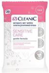 Cleanic Chusteczki Do Higieny Intymnej, 20szt. Sensitive Care Wipes 20szt.